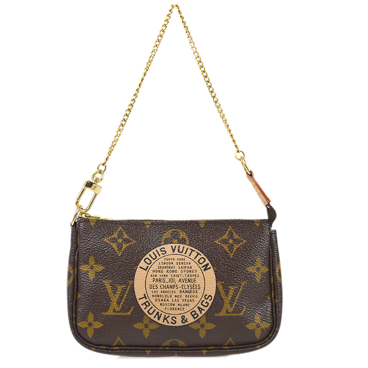 LOUIS VUITTON 2007 T&B Mini Pochette Accessoires Monogram Clutch