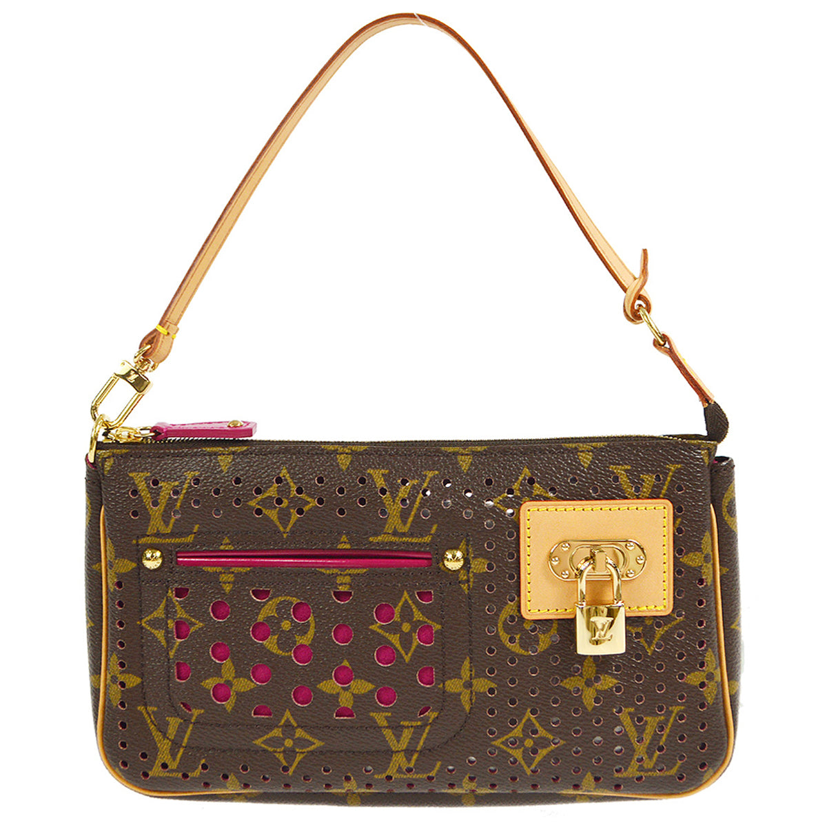 LOUIS VUITTON Pochette Accessoires Handbag Monogram Perfo