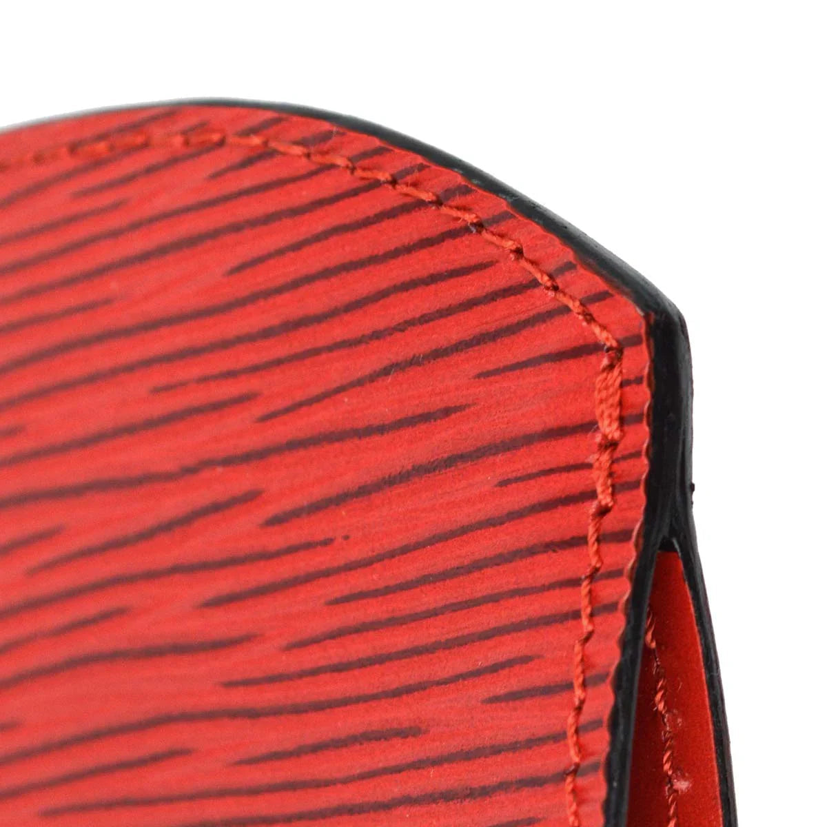 Louis Vuitton 1992 Red Epi Sherwood Pouch M52907