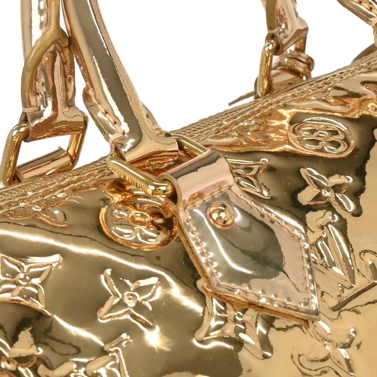Louis Vuitton Gold Monogram Miroir 30 Handbag M95272