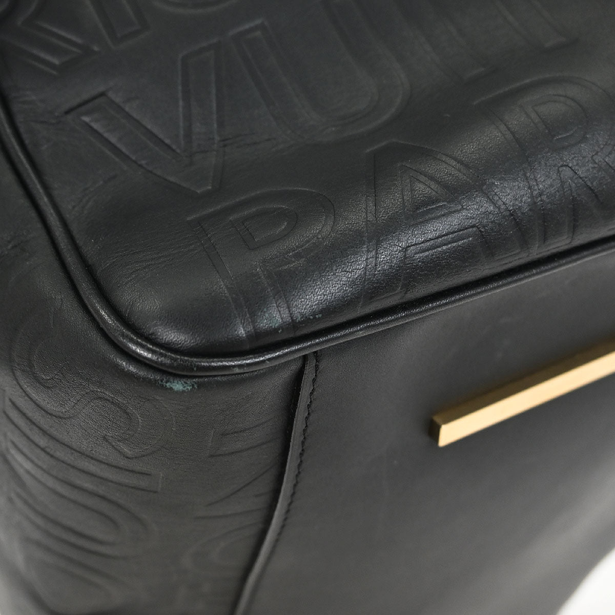 Louis Vuitton 2008 Black Leather Paris Pool Cube M95816
