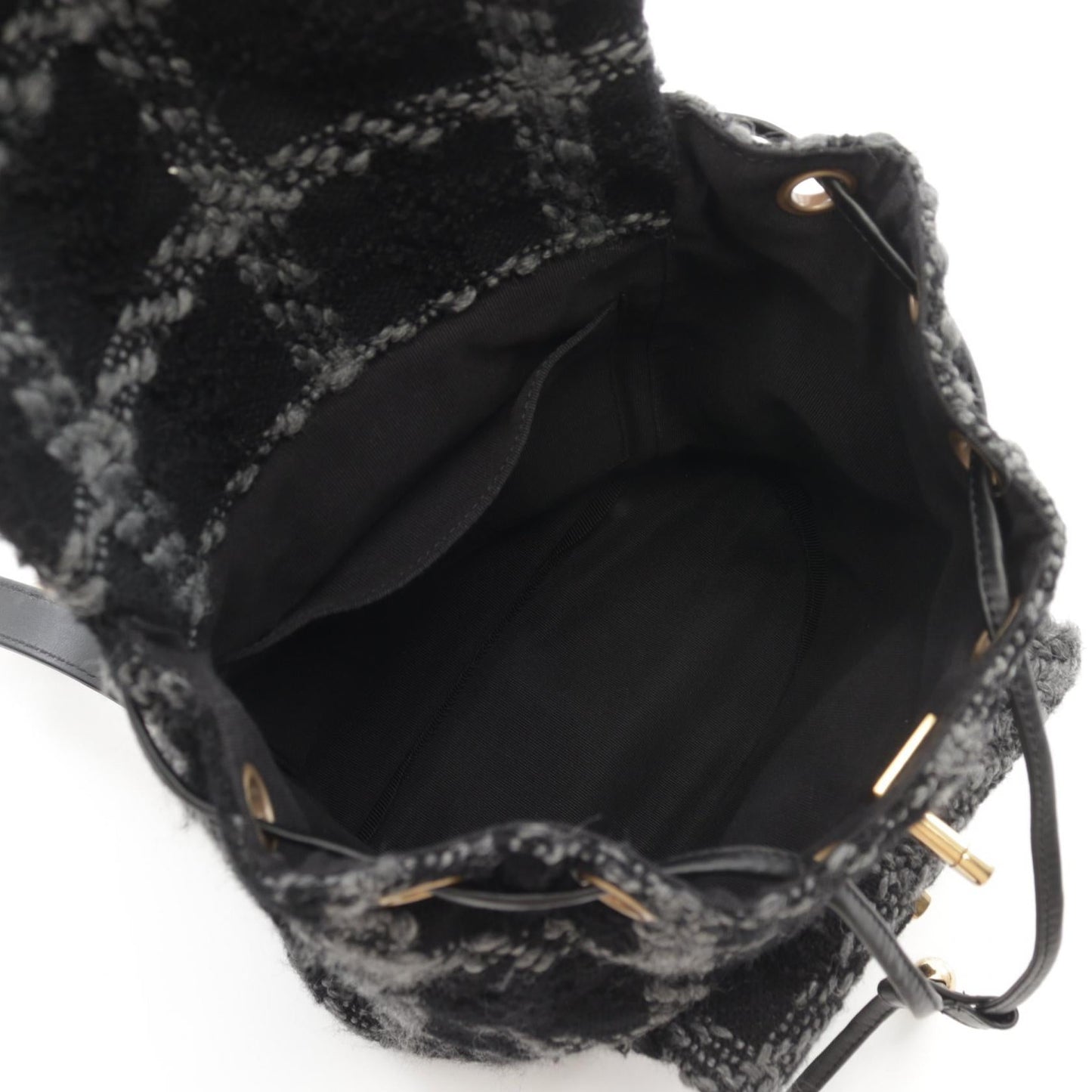 Chanel Coco Mark Fabric Backpack Classic Flap