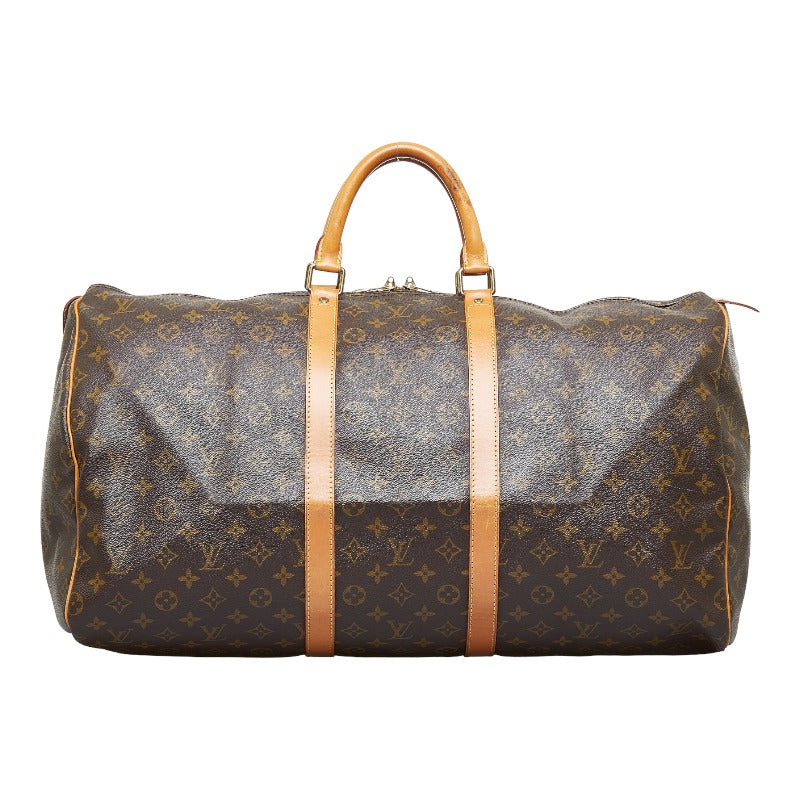 Louis Vuitton Monogram Boston Bag PVC/Leather Brown