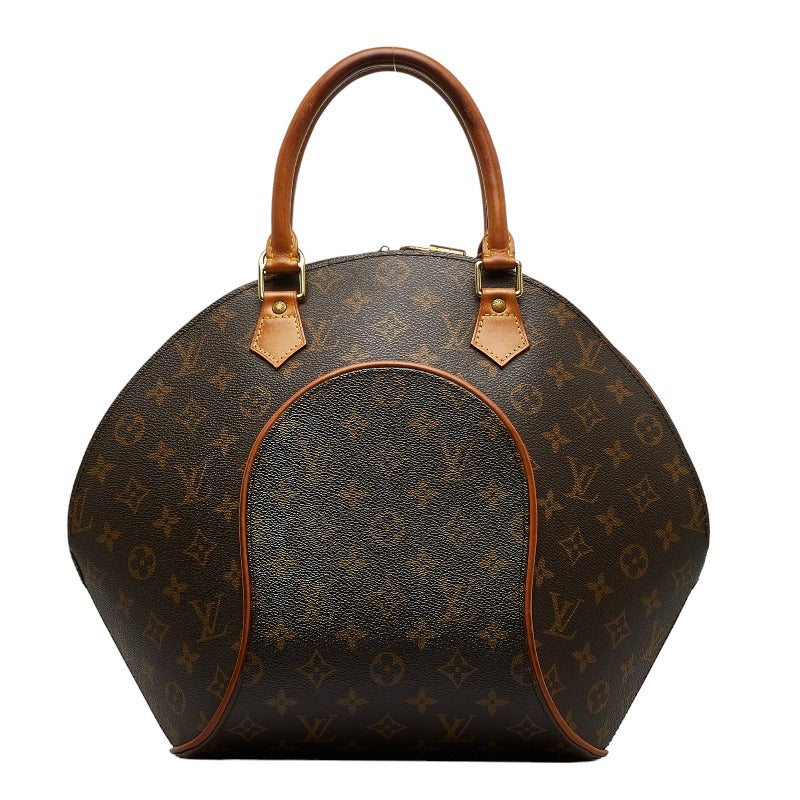 Louis Vuitton Monogram Ellipse MM Shoulder Bag Brown