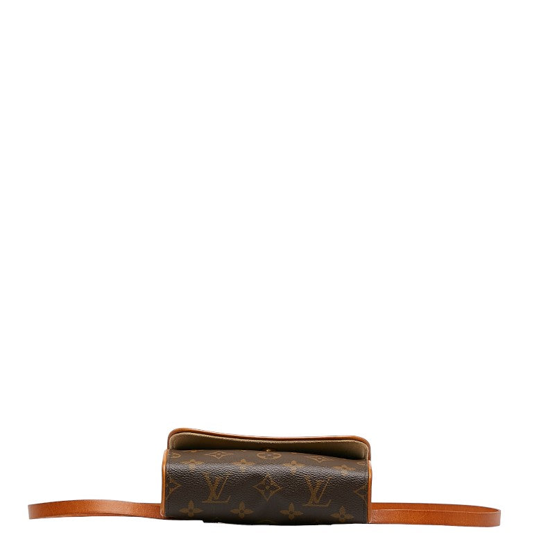Louis Vuitton Monogram Pochette Florentine S Belt Bag Brown
