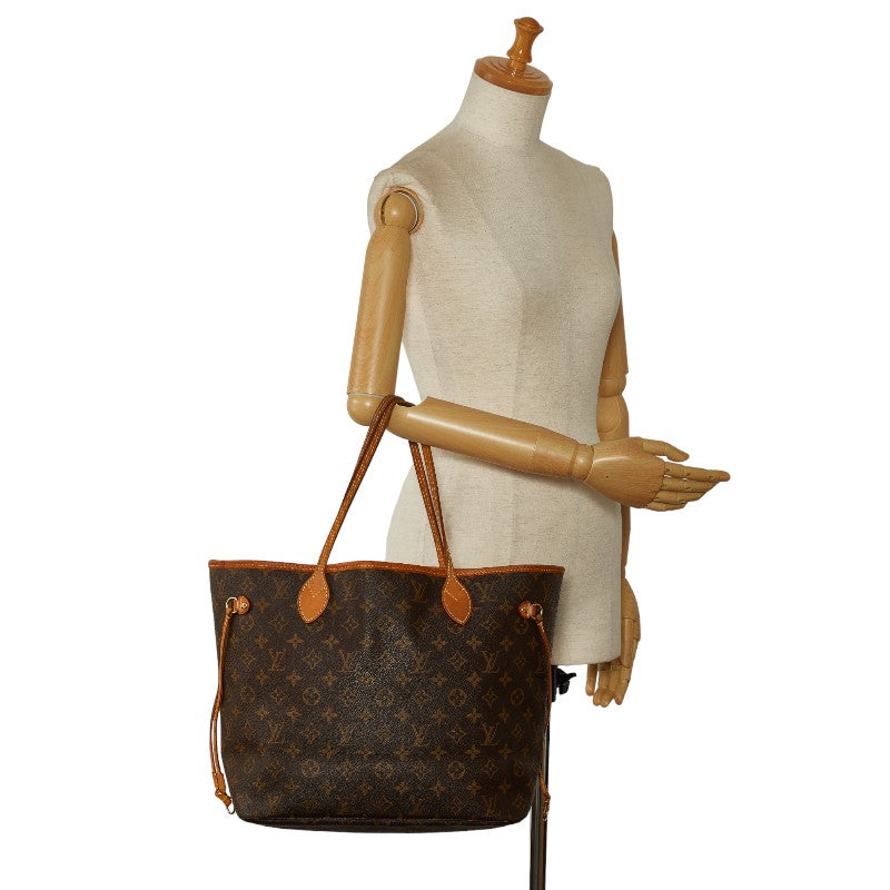 Louis Vuitton Monogram Neverfull MM Shoulder Bag Tote Bag