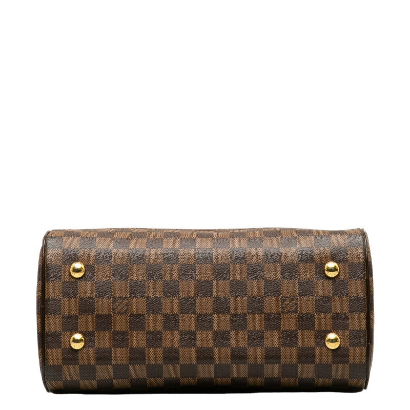 Louis Vuitton Damier Duomo Bag Boston Bag Brown PVC Leather Louis Vuitton