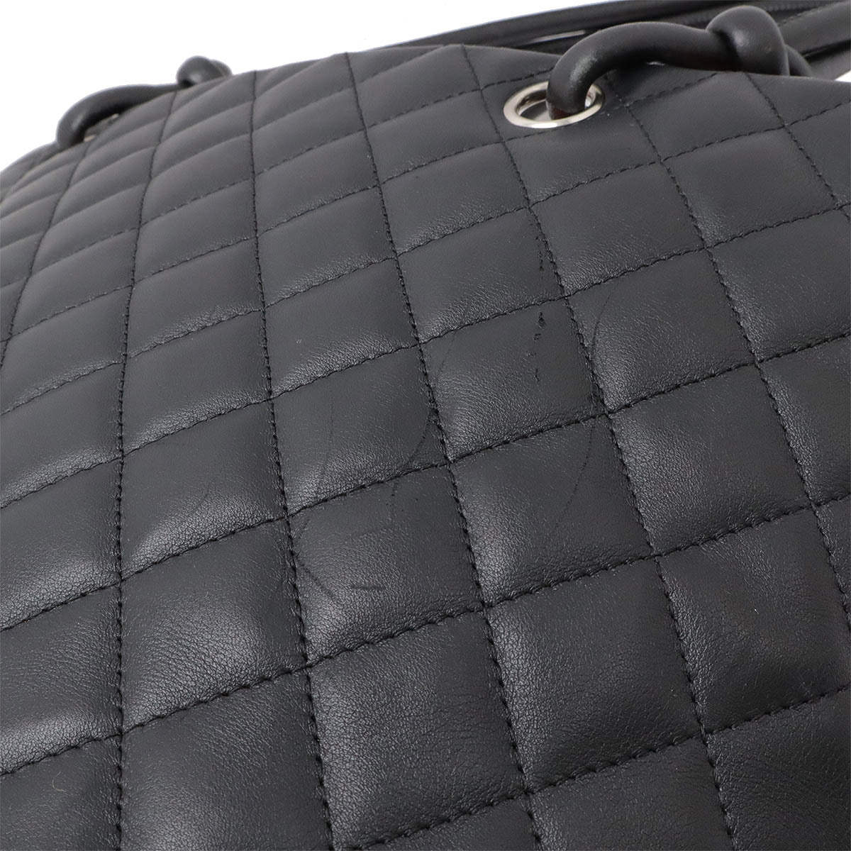 Chanel Soft Calf Cambon Line Large Tote Shoulder Bag Classic Flap