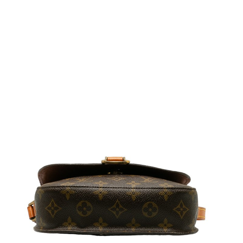 Louis Vuitton Monogram Saint-Cloud MM Shoulder Bag Brown