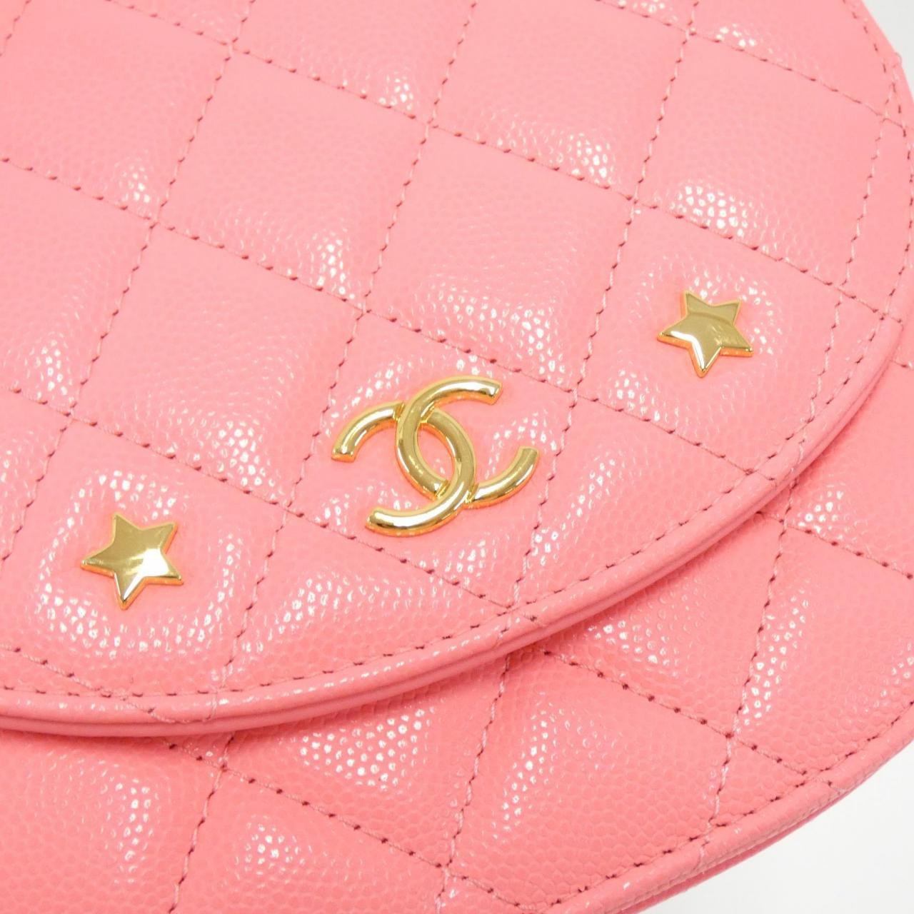 Chanel Chain Clutch Caviar Skin Clutch Bag