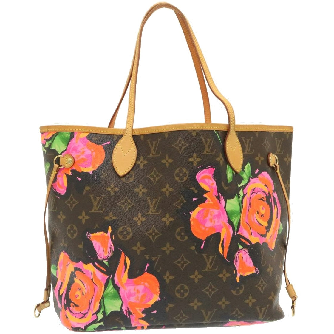 LOUIS VUITTON Monogram Rose Neverfull MM Tote Bag LV 29172A