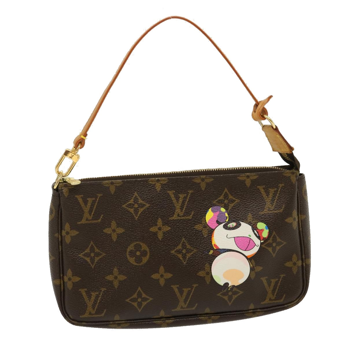 LOUIS VUITTON Monogram Panda Pochette Accessoires Pouch LV 29555A Clutch
