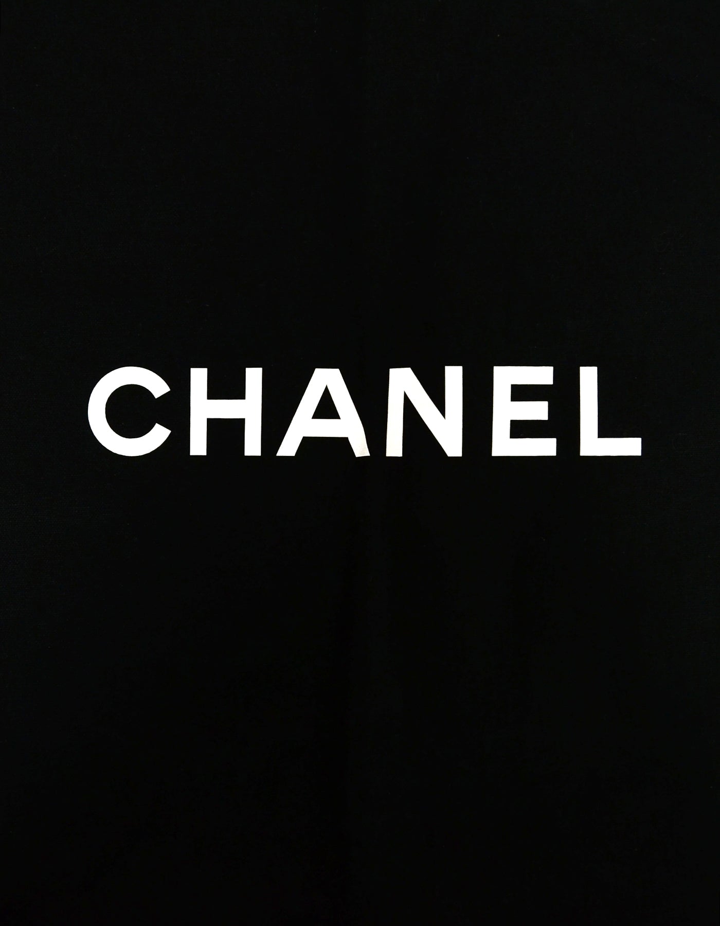 Chanel Black Canvas Garment Bag