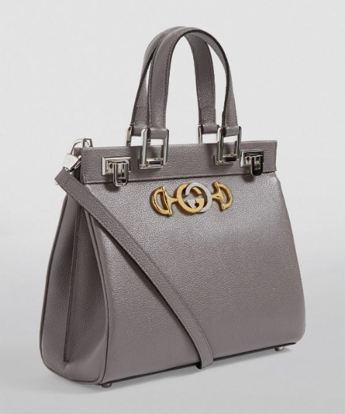 Gucci Monogram Leather Top Handle Crossbody