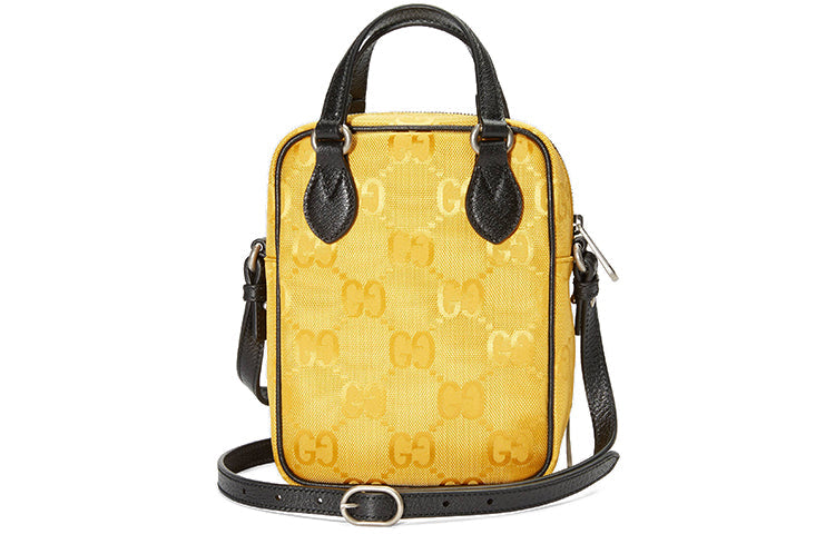 Gucci Nylon Leather Shoulder Bag