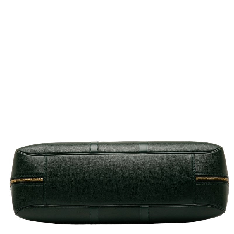 Louis Vuitton Taiga Boston Bag Travel Bag Leather Dark Green