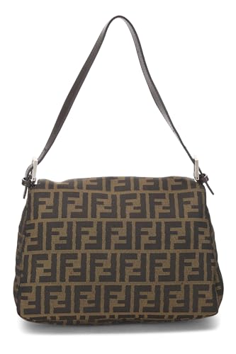 Fendi, Brown Zucca Canvas Mama, Brown