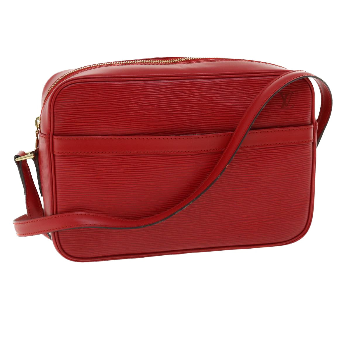 LOUIS VUITTON Epi Trocadero 27 Shoulder Bag Red LV Auth