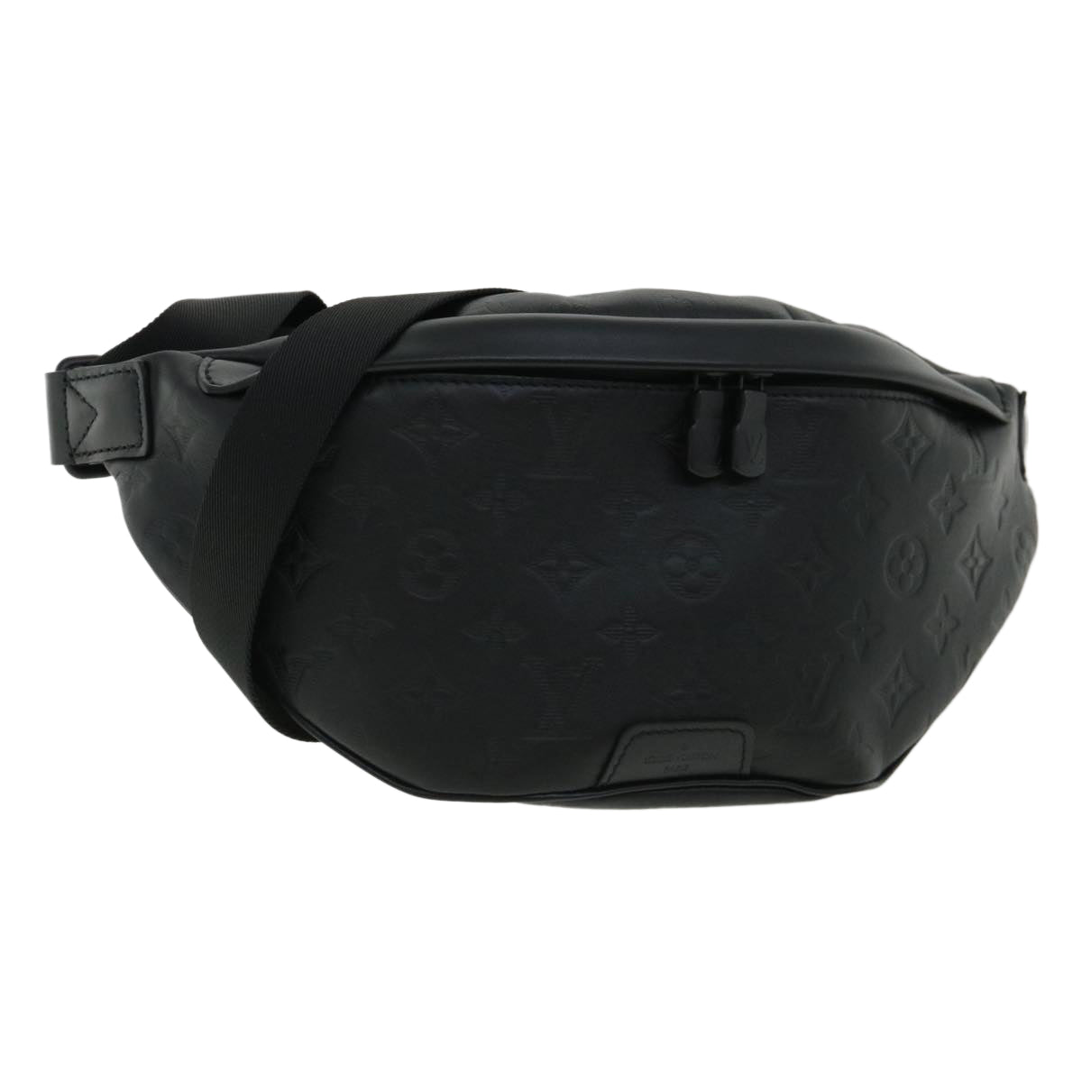 LOUIS VUITTON Monogram Shadow Discovery Bum Bag PM Body Bag Auth 35611A