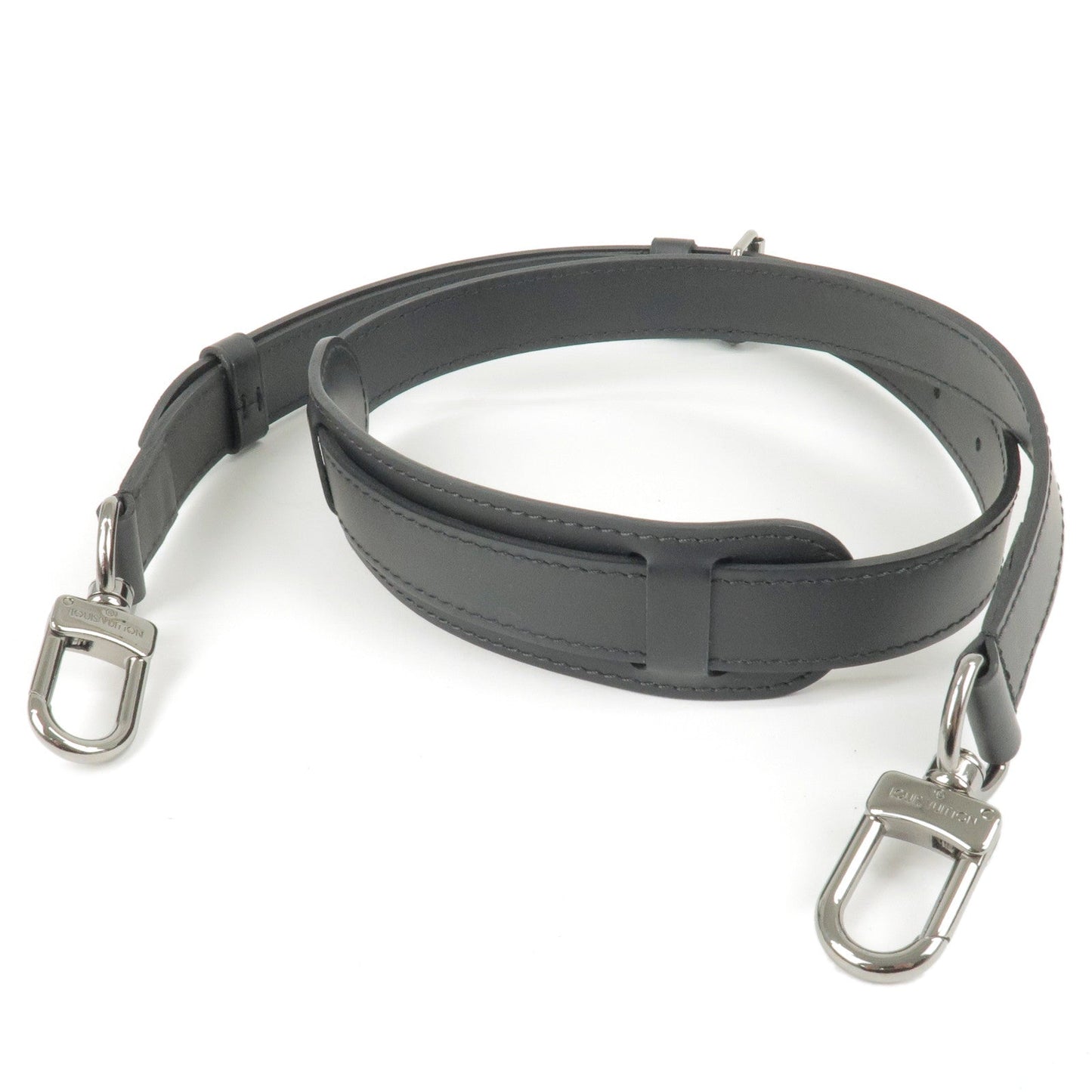 Louis Vuitton Leather Shoulder Strap For Keep All Black Shoulder Bag