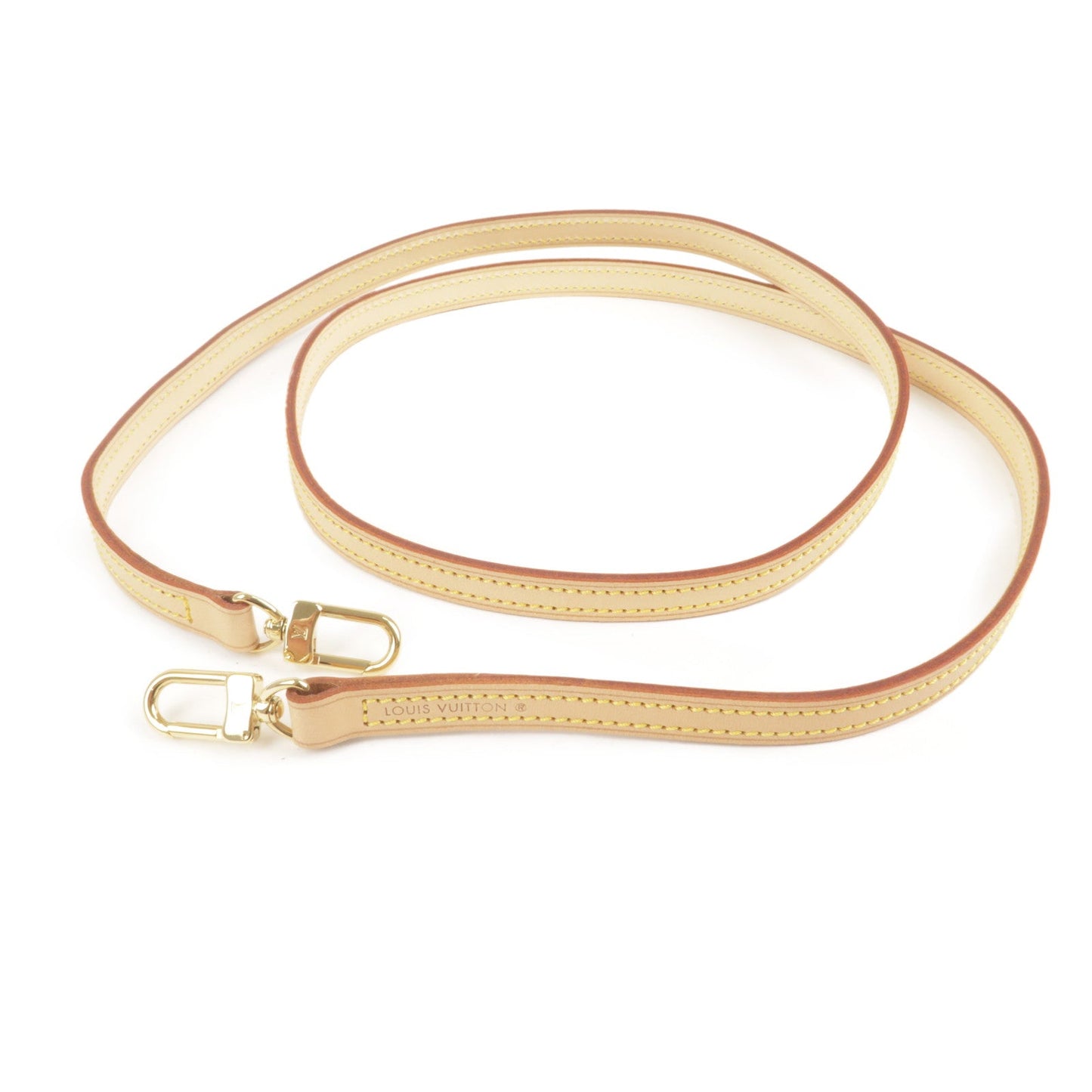 Louis Vuitton Nume Leather Shoulder Strap Beige 120cm Shoulder Bag
