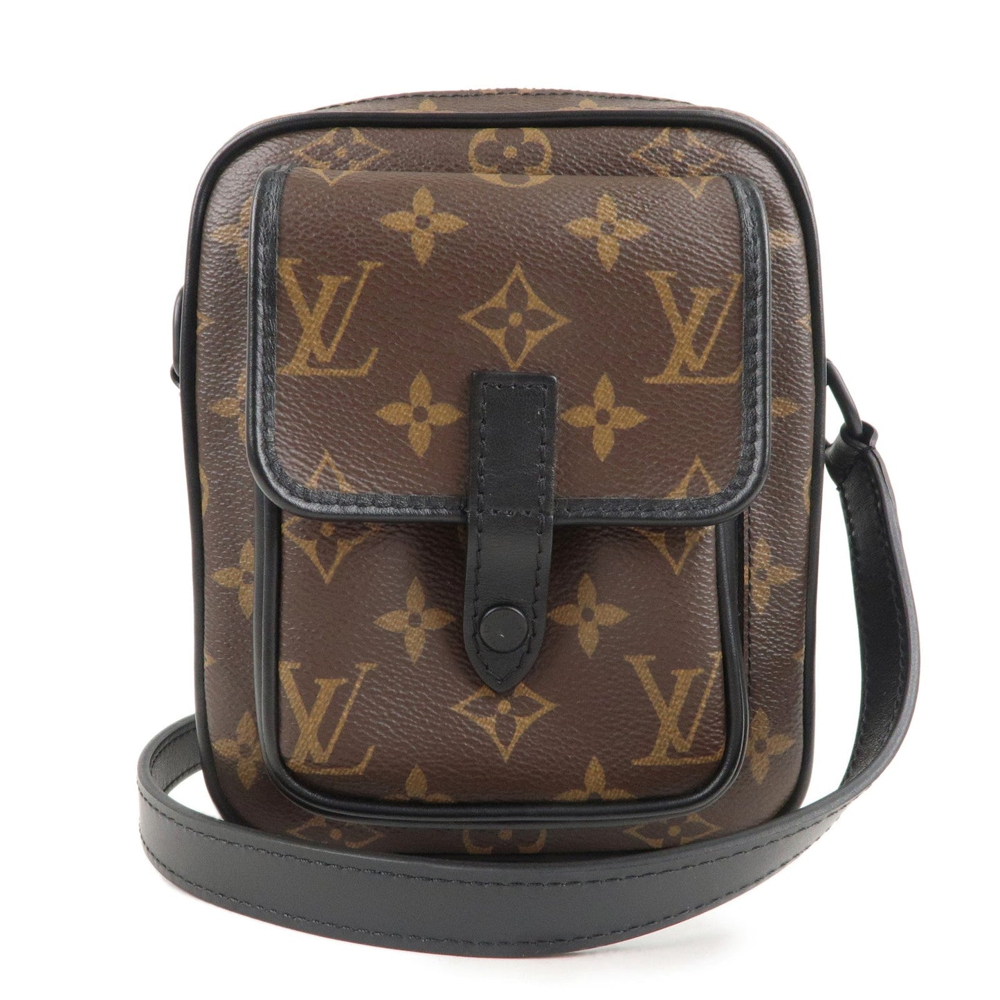 Louis Vuitton Monogram Maccasar Christopher Shoulder Bag