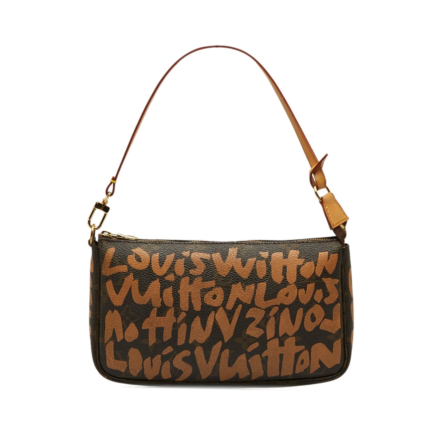 LOUIS VUITTON x Stephen Spro Monogram Graffiti Pochette Accessoires Baguette