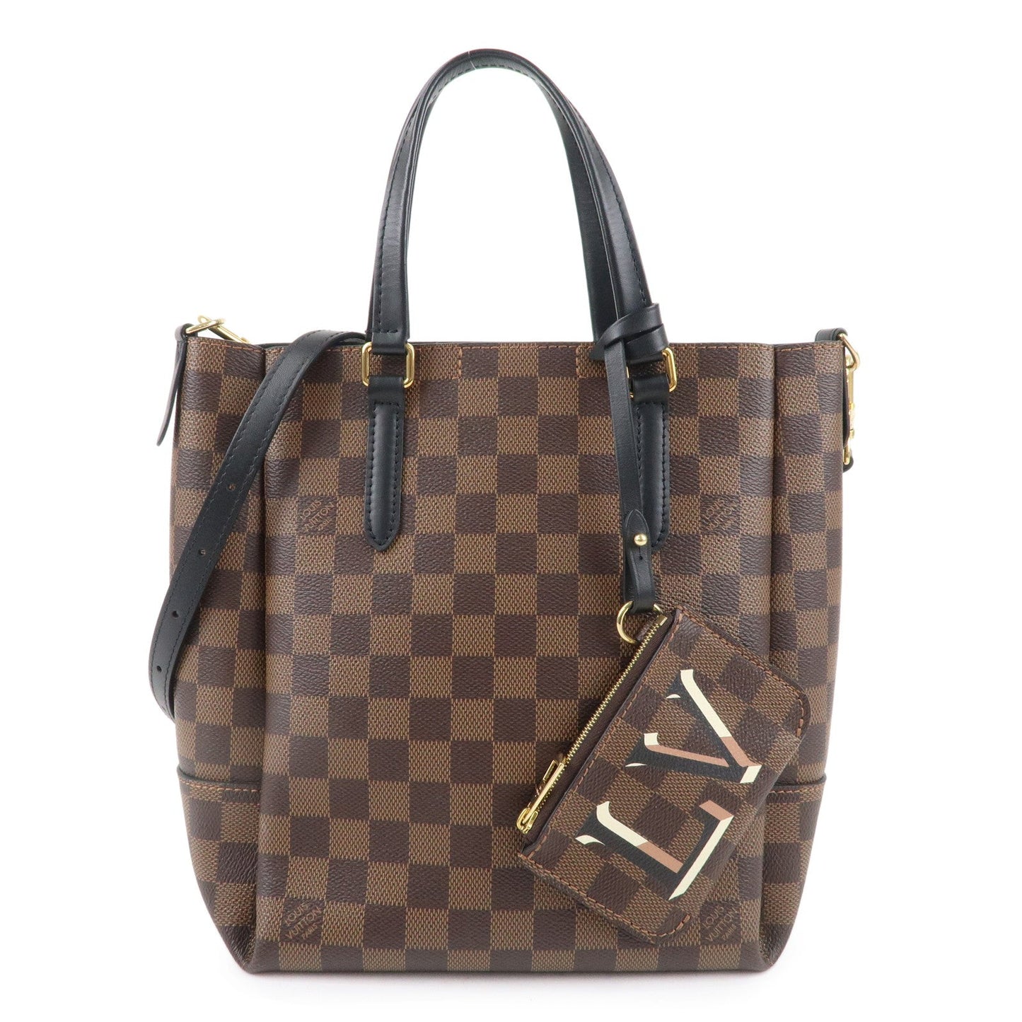 Louis Vuitton Damier Belmont NV BB 2WAY Bag Handbag