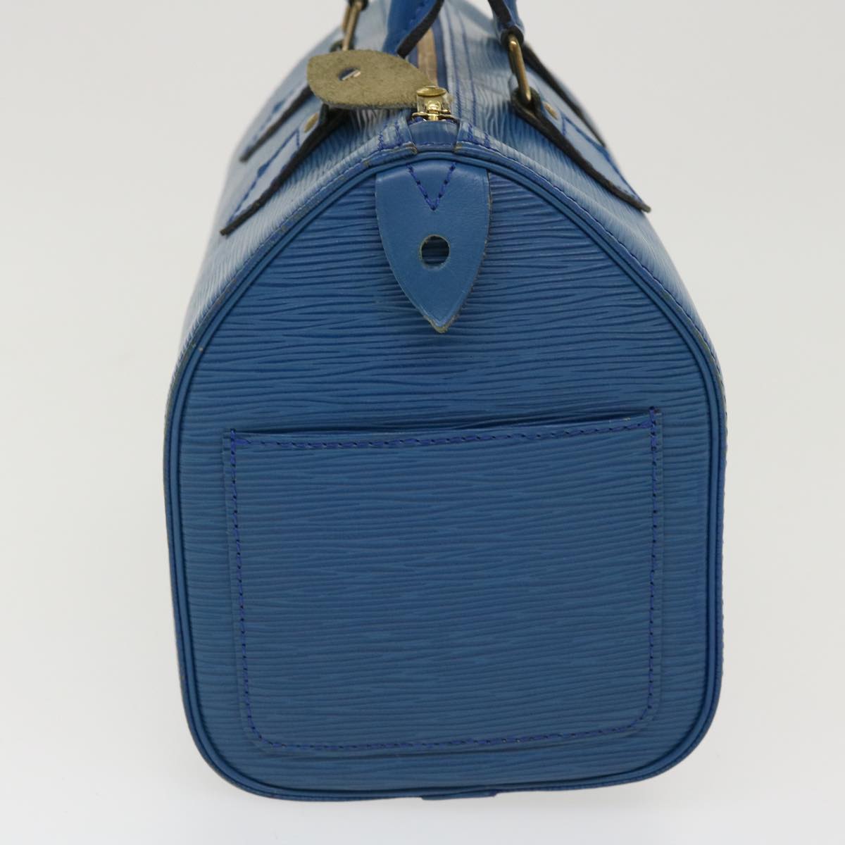 LOUIS VUITTON Epi 25 Hand Bag Toledo Blue M43015 LV 39534
