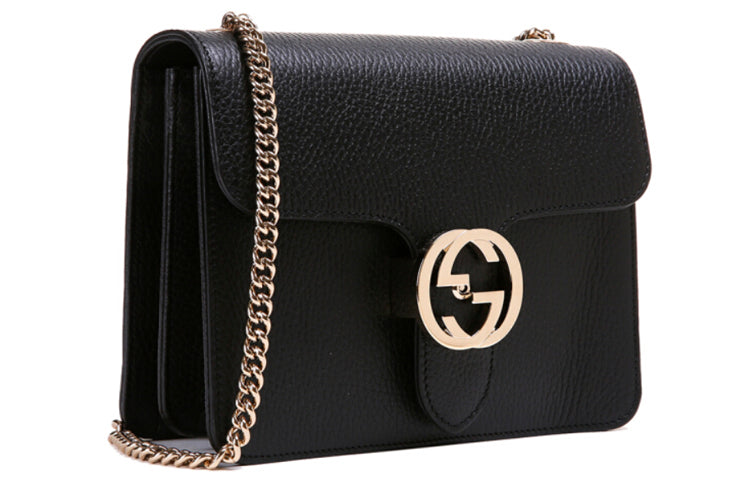 Gucci Chain Leather Shoulder Bag