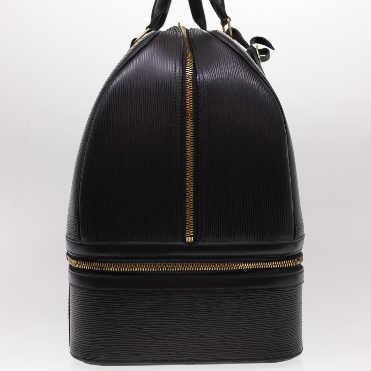 LOUIS VUITTON Epi Sac Sports Boston Bag SPO Black LV 40014