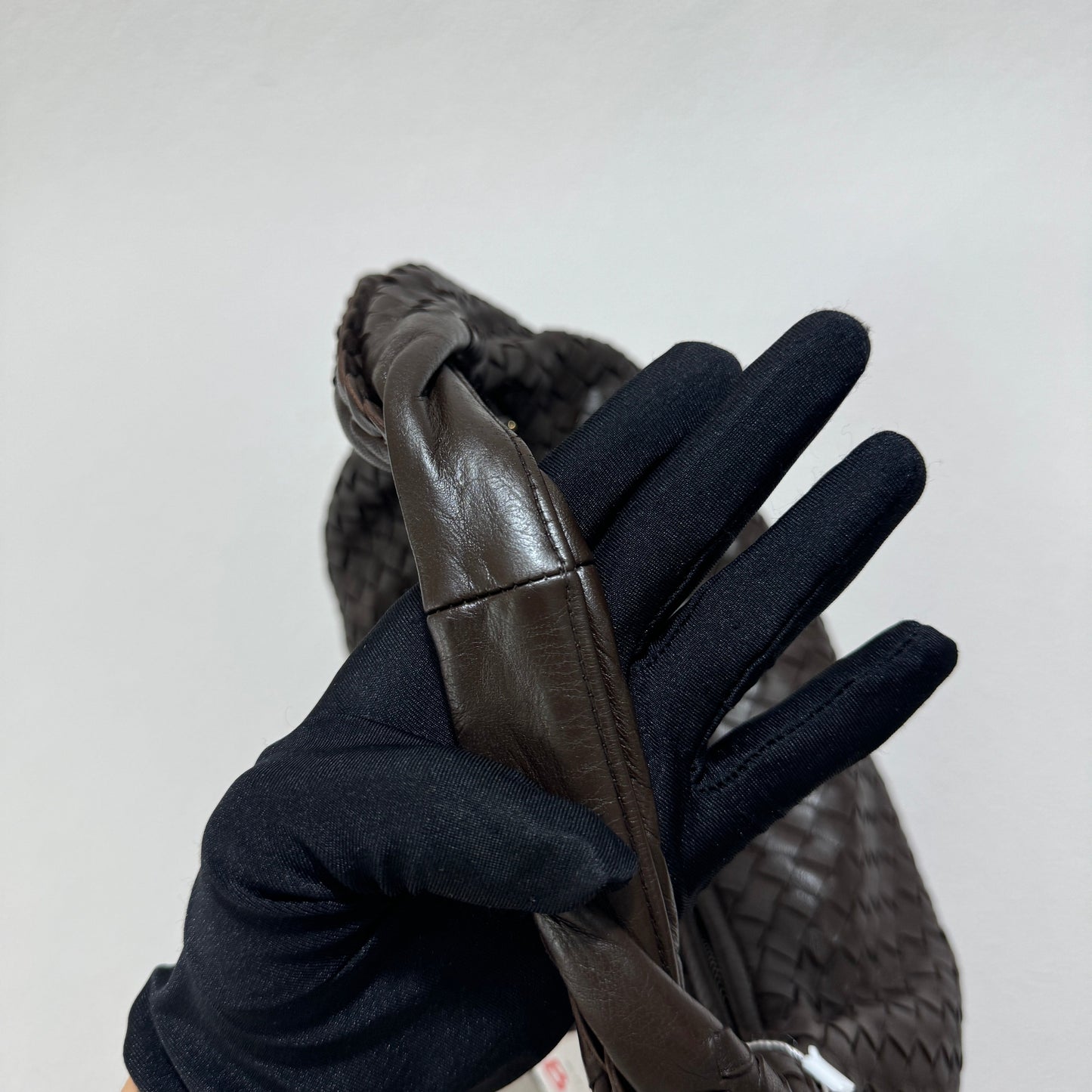 Bottega Veneta Intrecciato Hobo Bag Dark Chocolate Brown 2006 Lambskin leather Medium 40cm