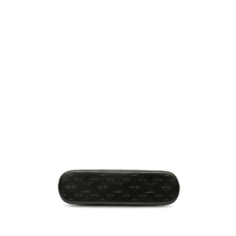 Louis Vuitton Monogram Matte Alston Shoulder Bag Noir Black Leather