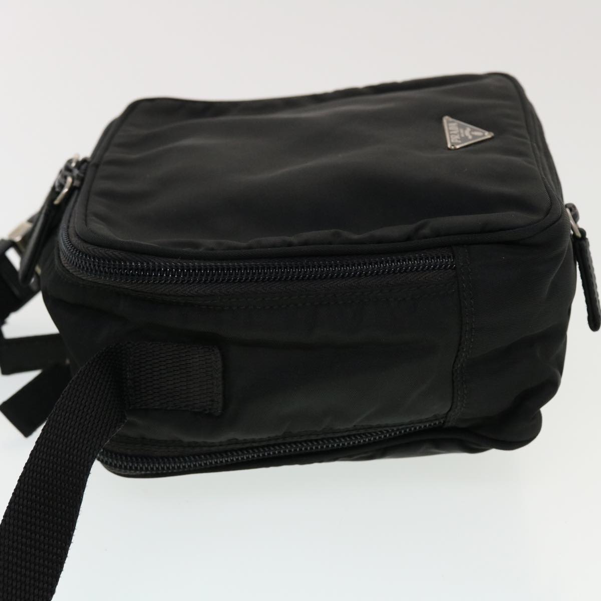 Prada Shoulder Bag Nylon 3way Black