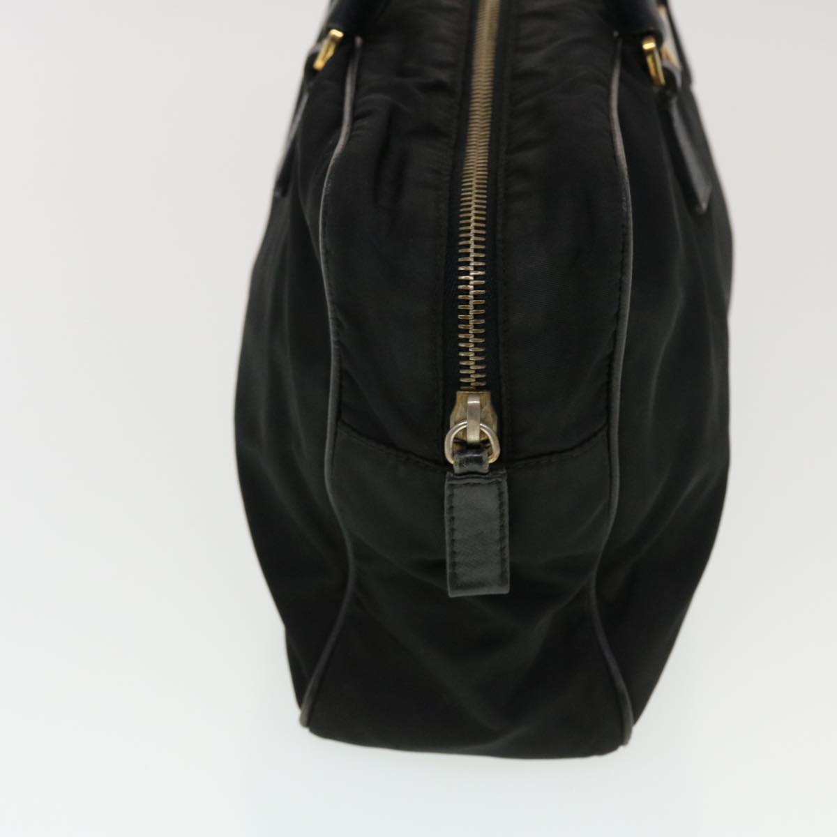 PRADA Hand Bag Nylon Black Auth