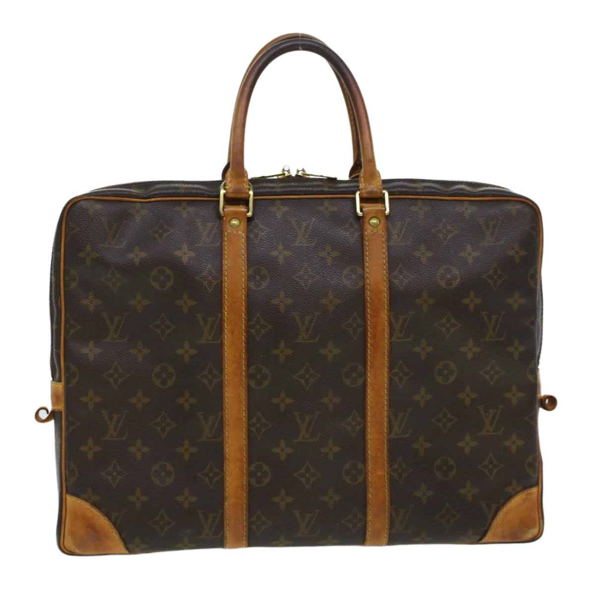 Louis Vuitton Monogram Porte Documents Voyage Business Bag LV Auth