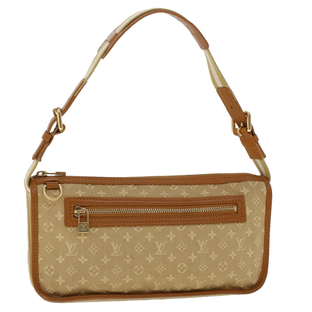 LOUIS VUITTON Monogram Mini Pochette Catrain Bag Khaki LV Auth