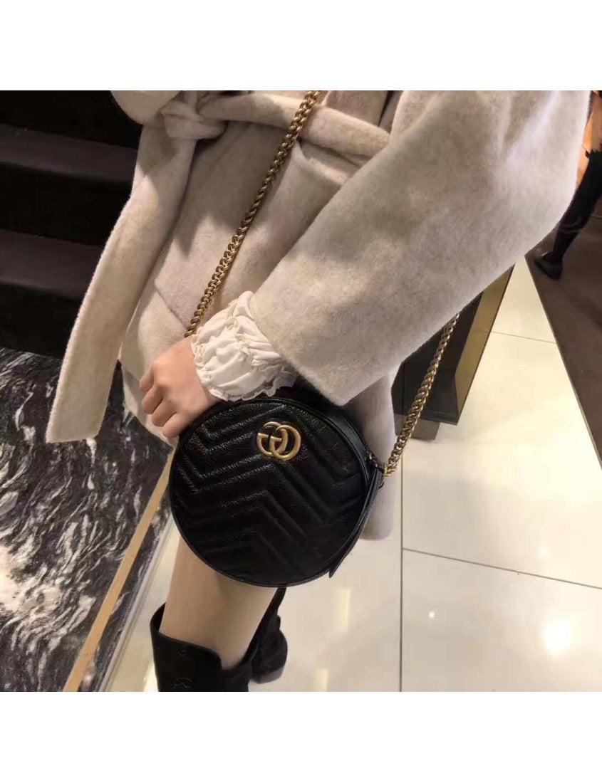 Gucci Leather Chain Crossbody Style 8
