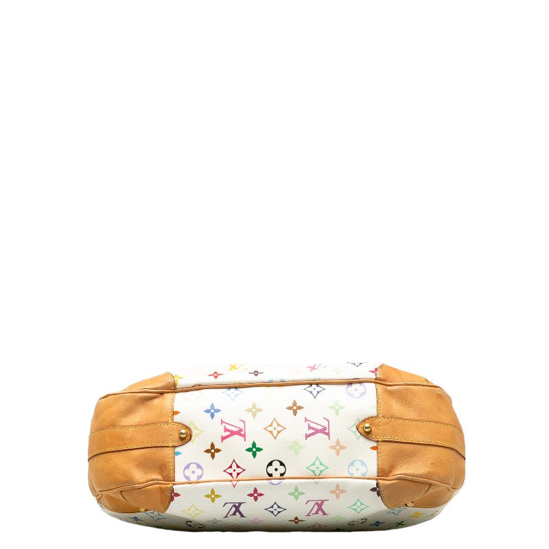 Louis Vuitton Monogram Multicolor Shoulder Bag PVC/Leather Bronze White Ladies Bike