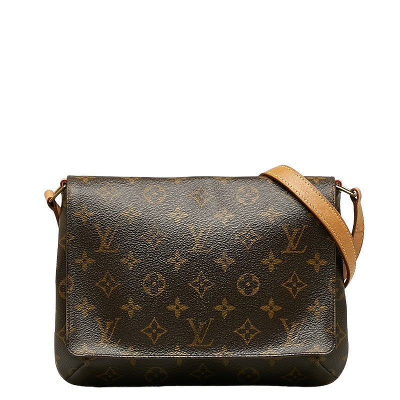 Louis Vuitton Monogram Mt Tango Long Shoulder Bag Brown PVC Leather Louis Vuitton