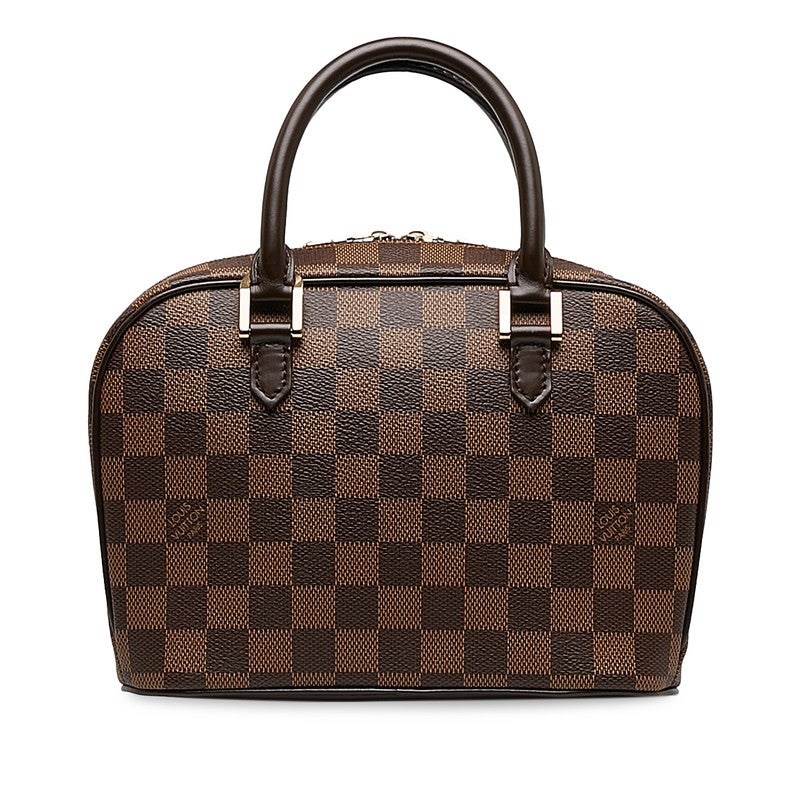 Louis Vuitton Damiere Mini Handbag Brown PVC Leather Louis Vuitton