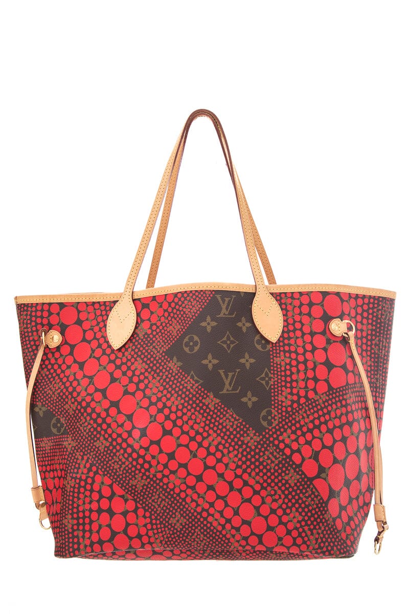 Louis Vuitton Brown & Red Yayoi Kma Neverfull Handbag