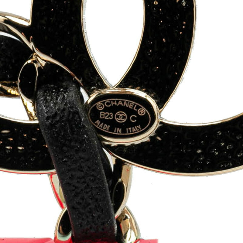 Chanel Metal Coco Mark Matelasse Bag Motif Brooch B23C Classic Flap