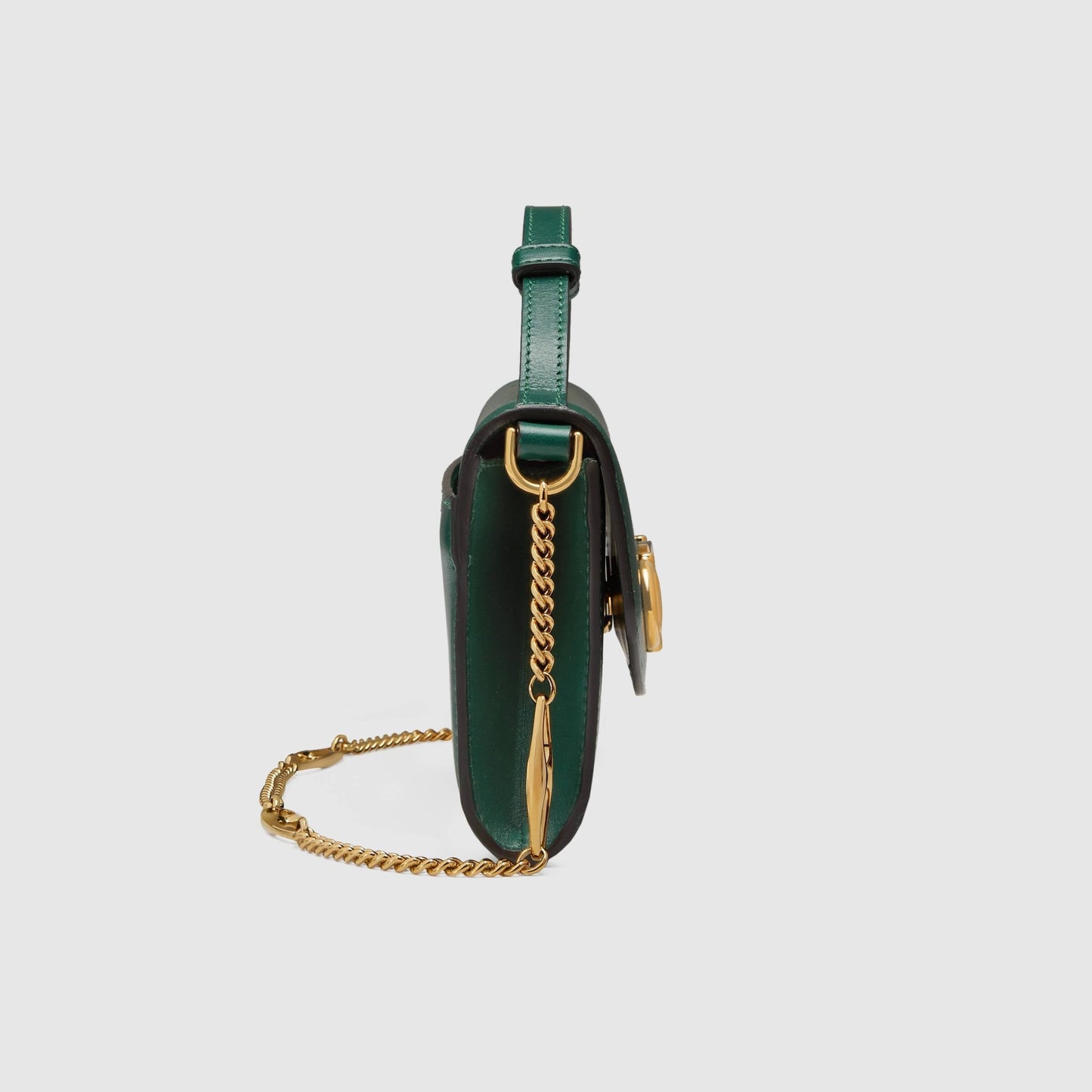 Gucci Monogram Chain Leather Crossbody