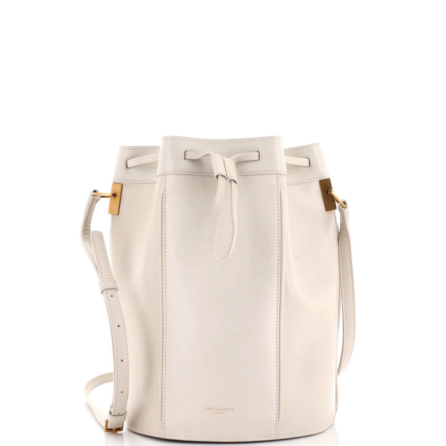 Luxury Saint Laurent Trending 2025 Talitha Bucket Bag Leather Medium