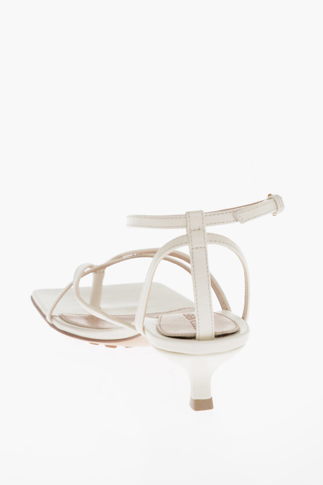 Luxury Bottega Veneta Leather Lounge Thong Sandals 4Cm