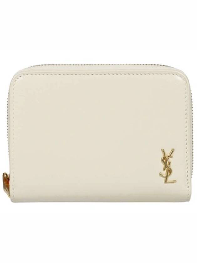 Luxury Saint Laurent Trending 2026 Monogram Compact Medium Wallet White