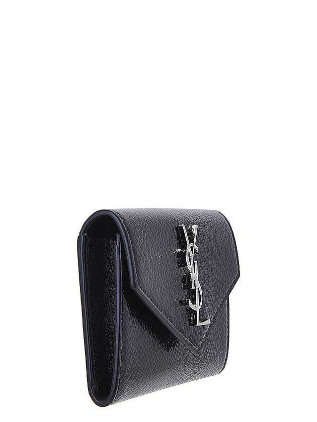Luxury Saint Laurent Trending 2026 Cassandre Envelope Half Wallet Black