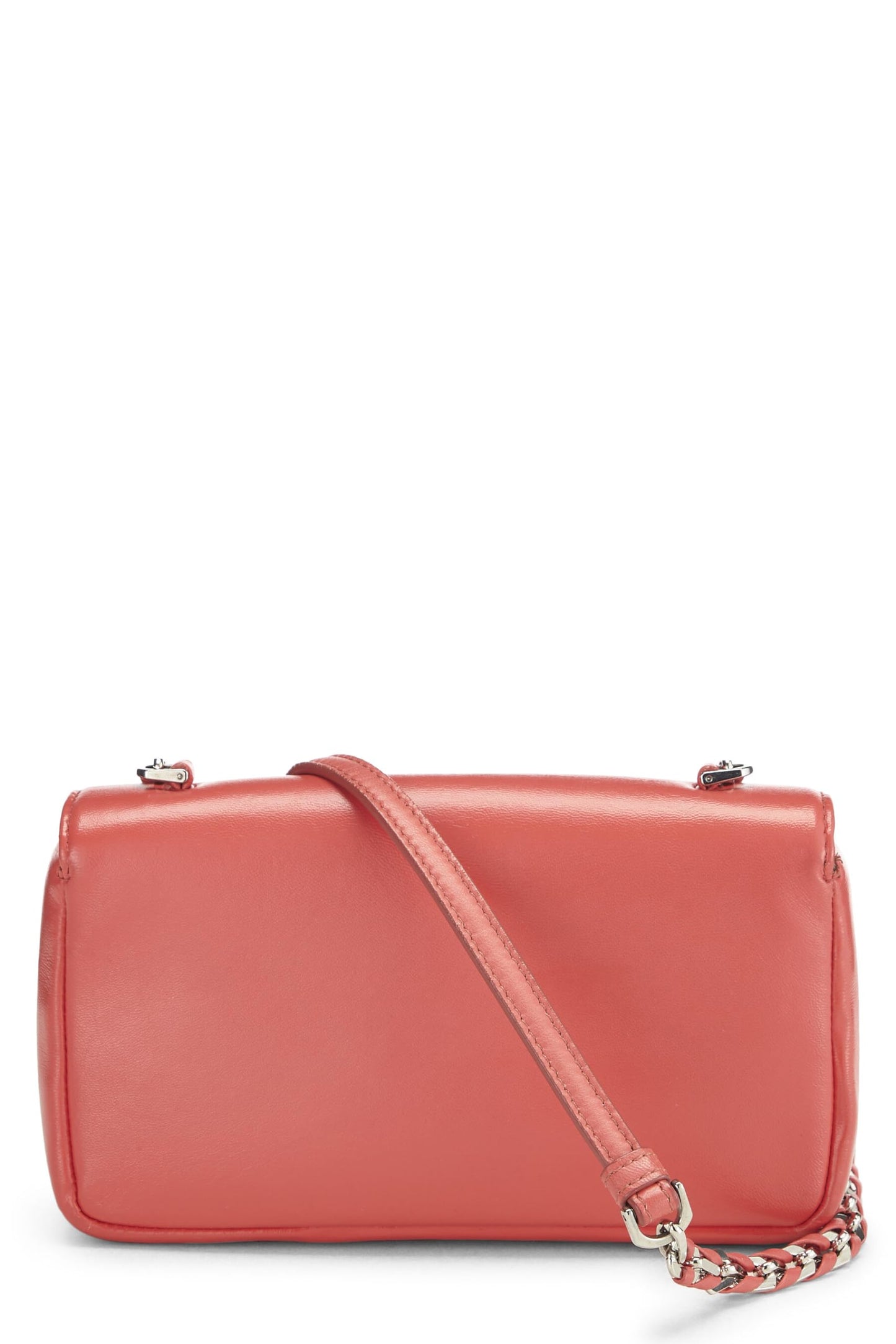 Fendi, Pink Nappa Leather Be Baguette Mini, Pink