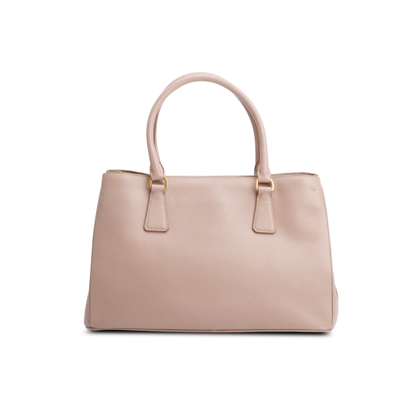 Prada Beige Saffiano Lux Small Galleria Tote